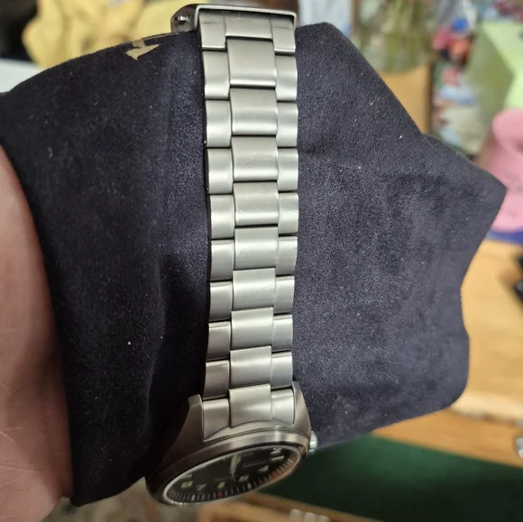 Citizen Garrison Titanium Eco Drive Watch 43mm Black Dial - Picture 10 of 13